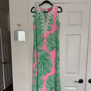 Lilly Pulitzer Carlotta Maxi Dress “Who Let the Fronds Out”